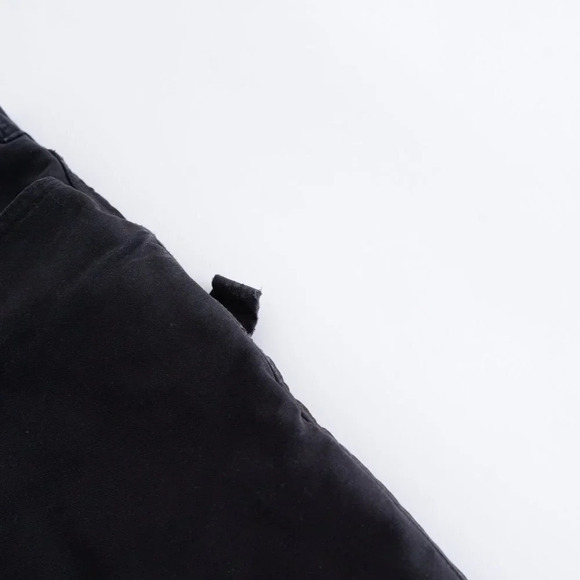 Tough Duck Black Carpenter Style Fleece Lined Pants - Picture 6 of 13